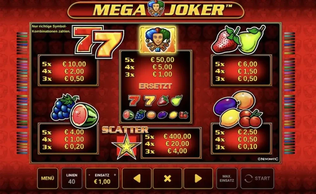 Mega Joker Slot